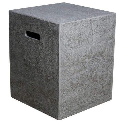 Square Propane Tank Cover - Travertine Texture - Elementi – ELEMENTI Direct