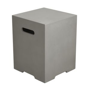 Light Gray Elementi Square Propane Tank Cover - ONB01-109LG