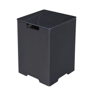 Bulgaria Black Square Propane Tank Cover ONB402BB - Elementi Plus